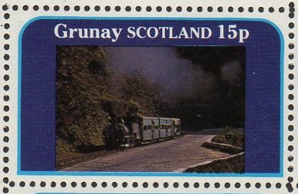 Local (cinderella) Stamps of Scotland : Trains : Grunay Beyer-Garratt